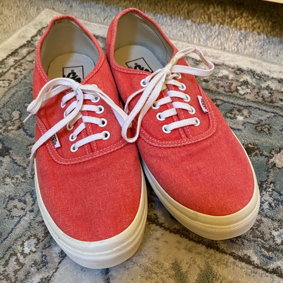 vans shoes red colour